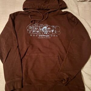 Coach Brown Coachtopia Graphic Hoodie
